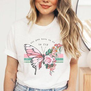 Butterfly Fly Graphic Tee